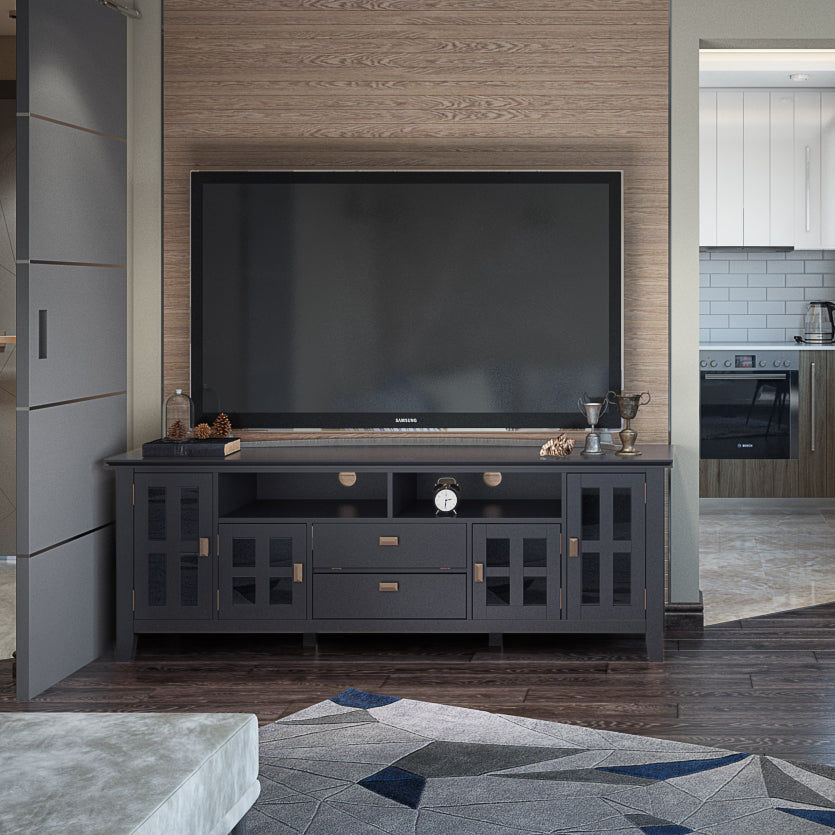Artisan 72 Inch Wide Solid Wood TV Stand