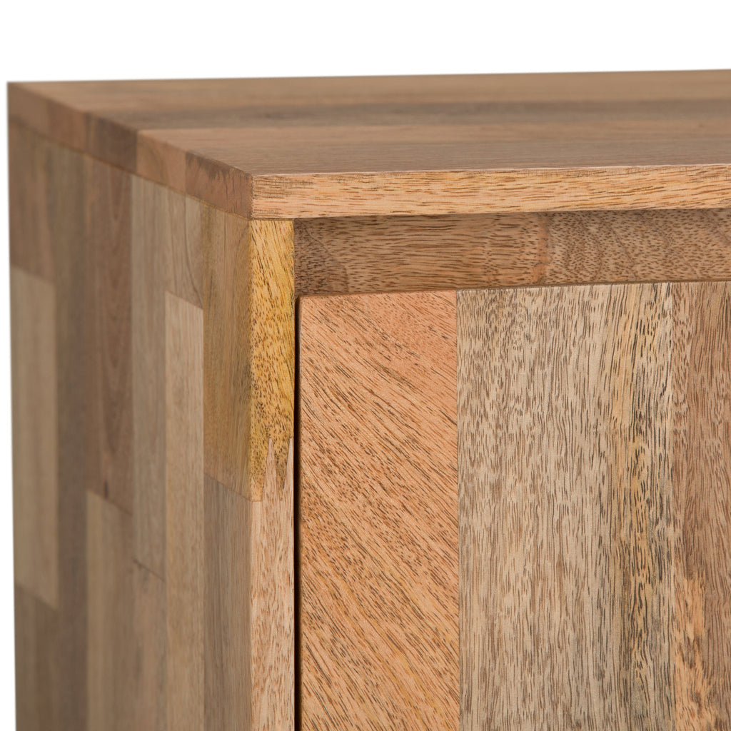 Hunter 60 Inch Wide Solid Mango Wood TV Stand