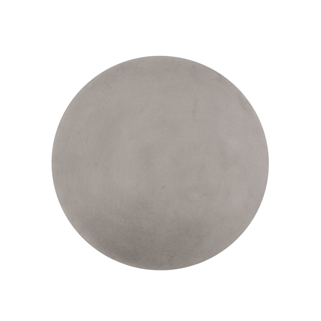 Outdoor Lightweight Round Concrete End Table