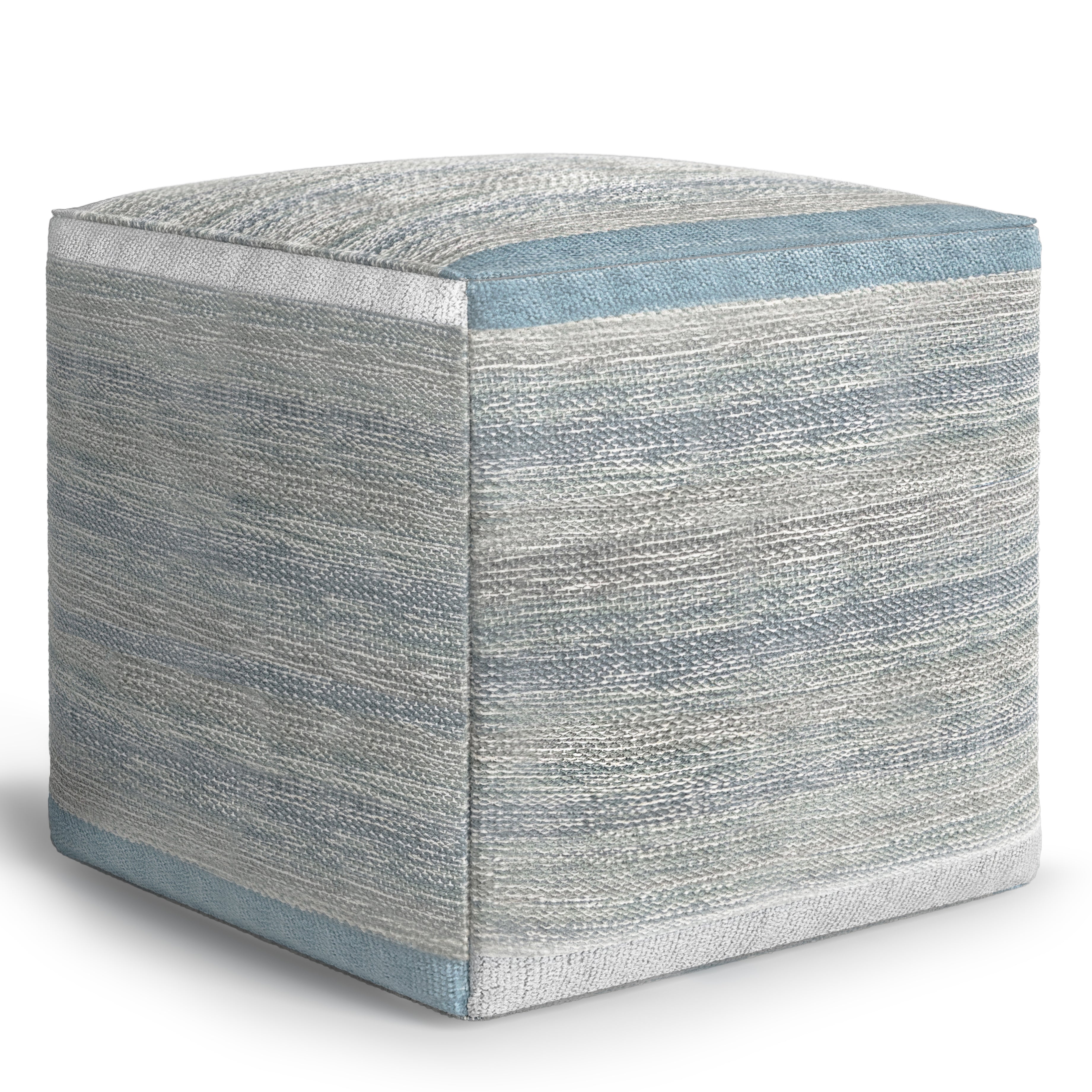 Naya 16 Inch Wide Cube Pouf