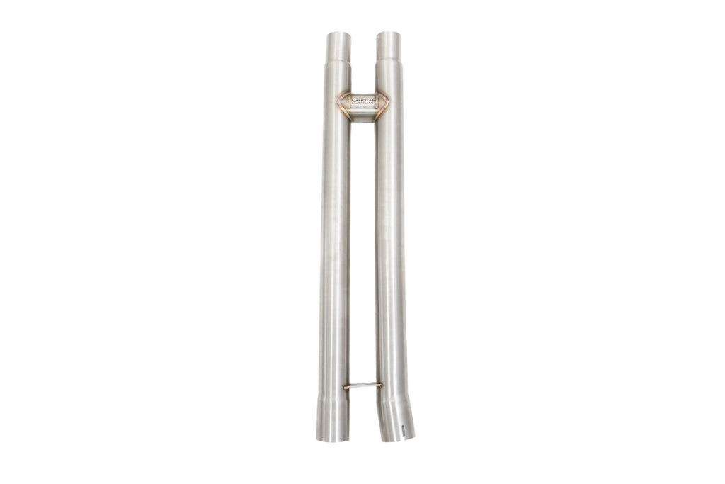 Megan Racing Midpipe H-Pipe for Ford Mustang 2015-2023 GT & 2024+ GT Dark Horse – T-304 Stainless, 1-Year Warranty
