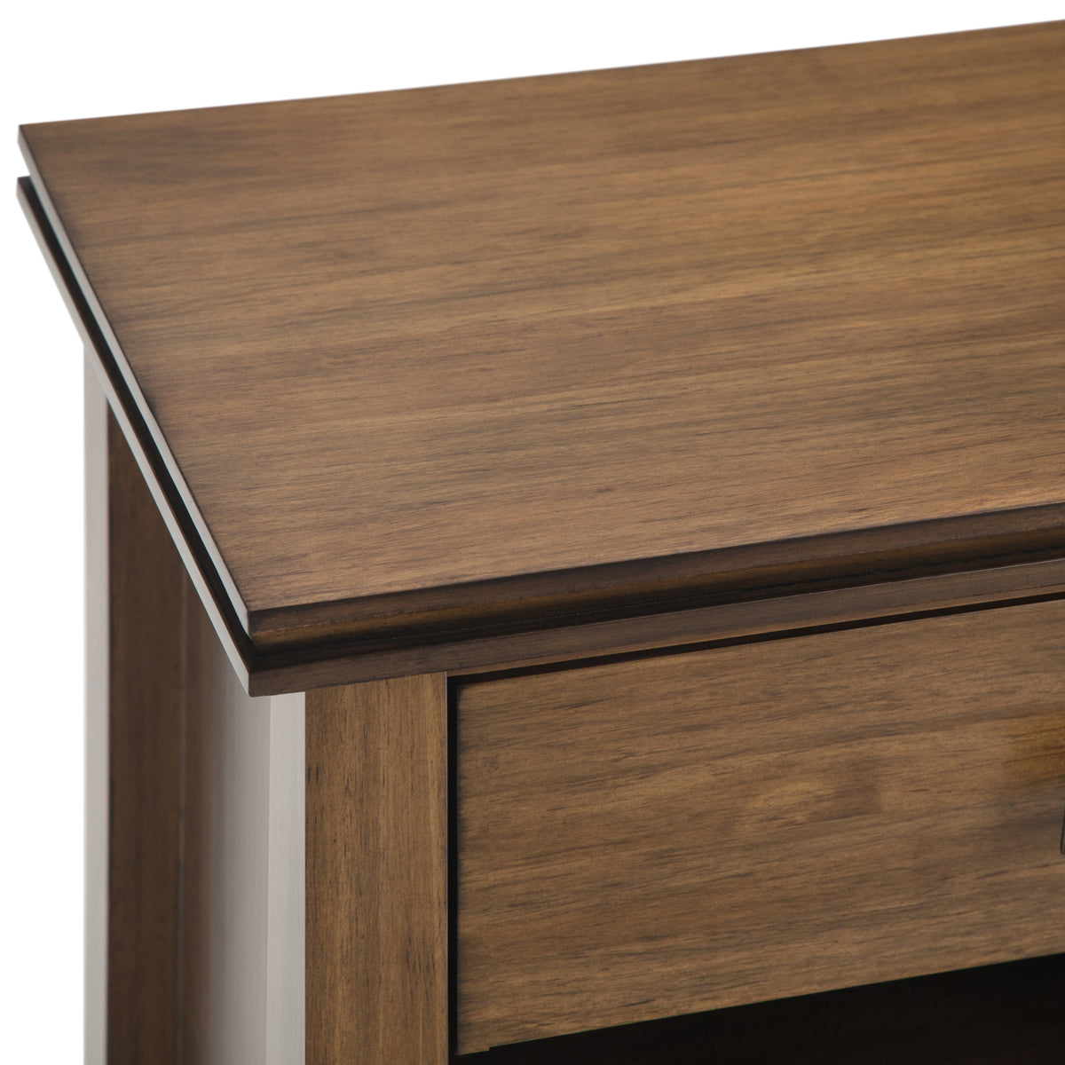 Artisan 24 Inch Wide Solid Wood Bedside Table in Rustic