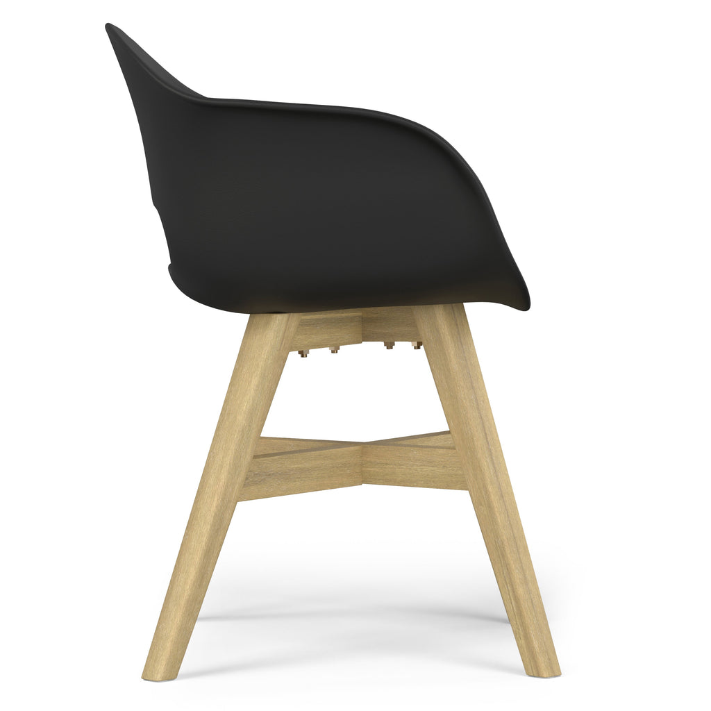 Kona Outdoor Dining Chair in Plastic (Set of 2)