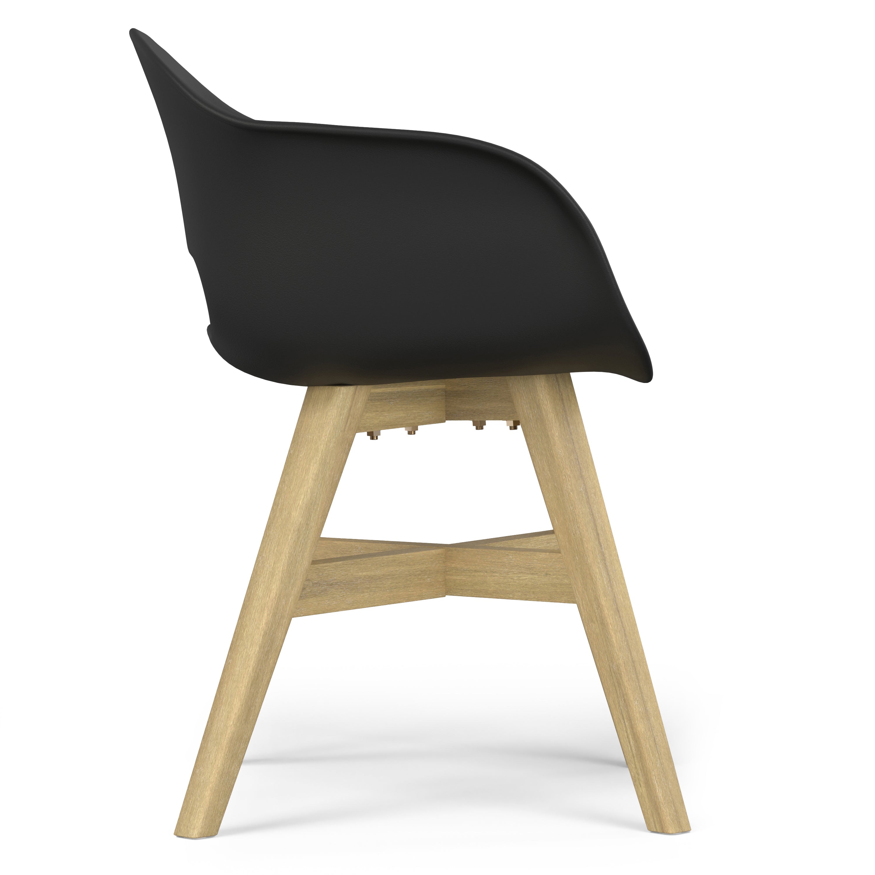 Kona Outdoor Dining Chair in Plastic (Set of 2)