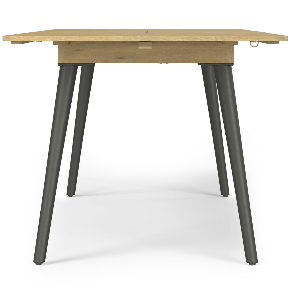 Beachside Outdoor Extendable Dining Table - Light Teak
