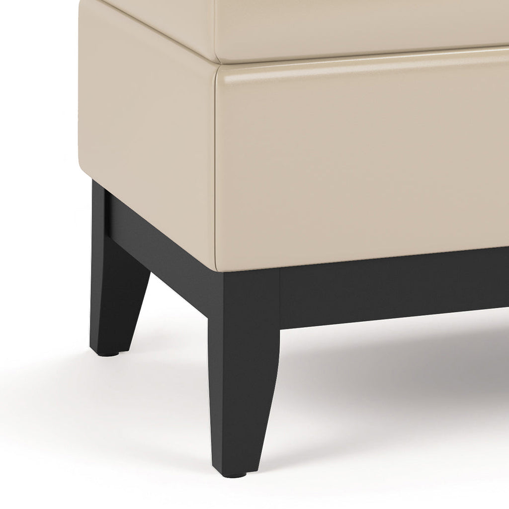 Oregon 42 Inch Wide Storage Ottoman Bench with Tray