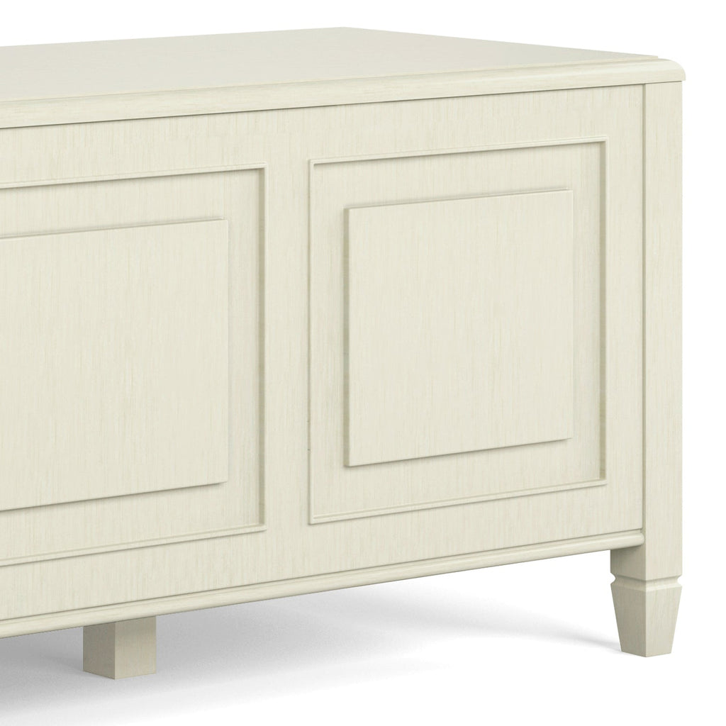 Connaught 51 Inch Wide Solid Wood Storage Bench Trunk in Antique