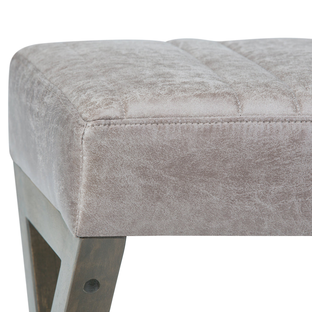 Salinger Large Ottoman Bench - Distressed