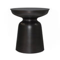 Toby 17 Inch Wide Modern Industrial Metal Accent Table