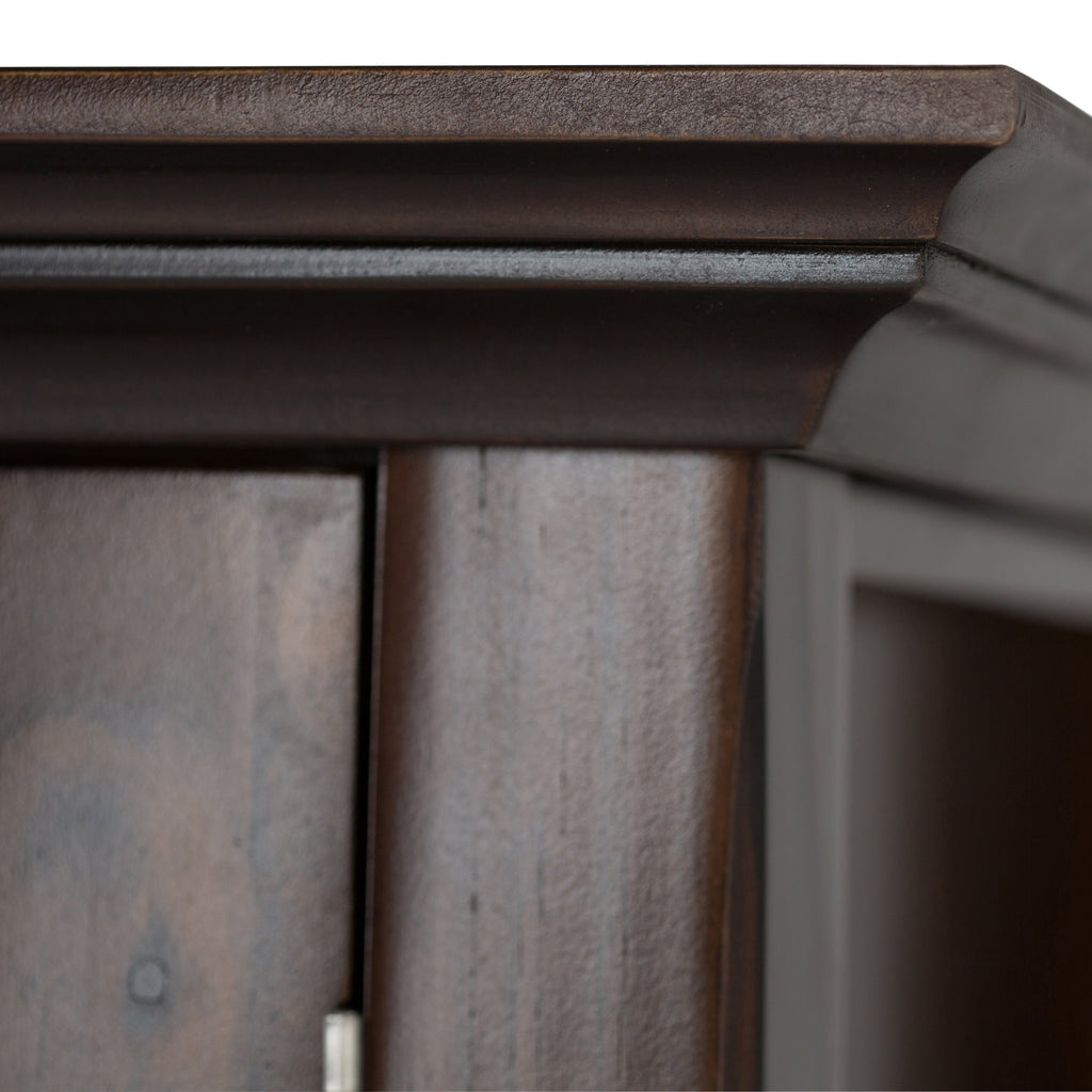 Acadian 39 Inch Wide Solid Wood Transitional Storage Cabinet