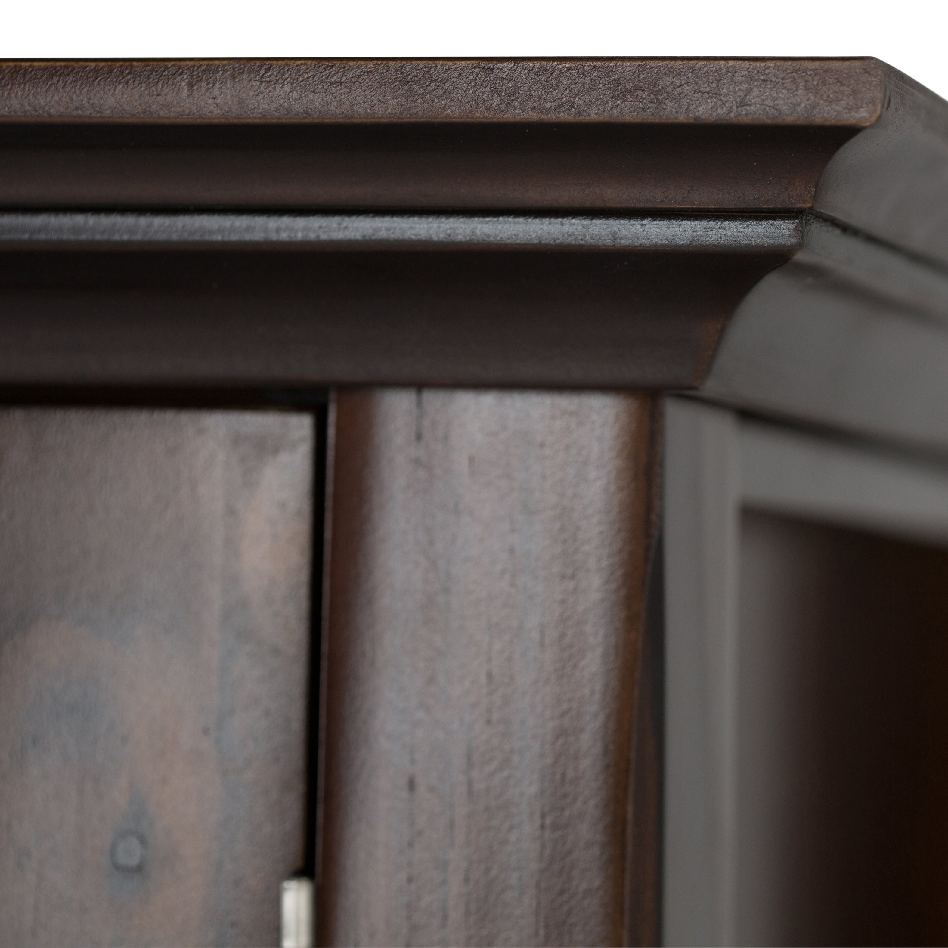 Acadian 39 Inch Wide Solid Wood Transitional Storage Cabinet
