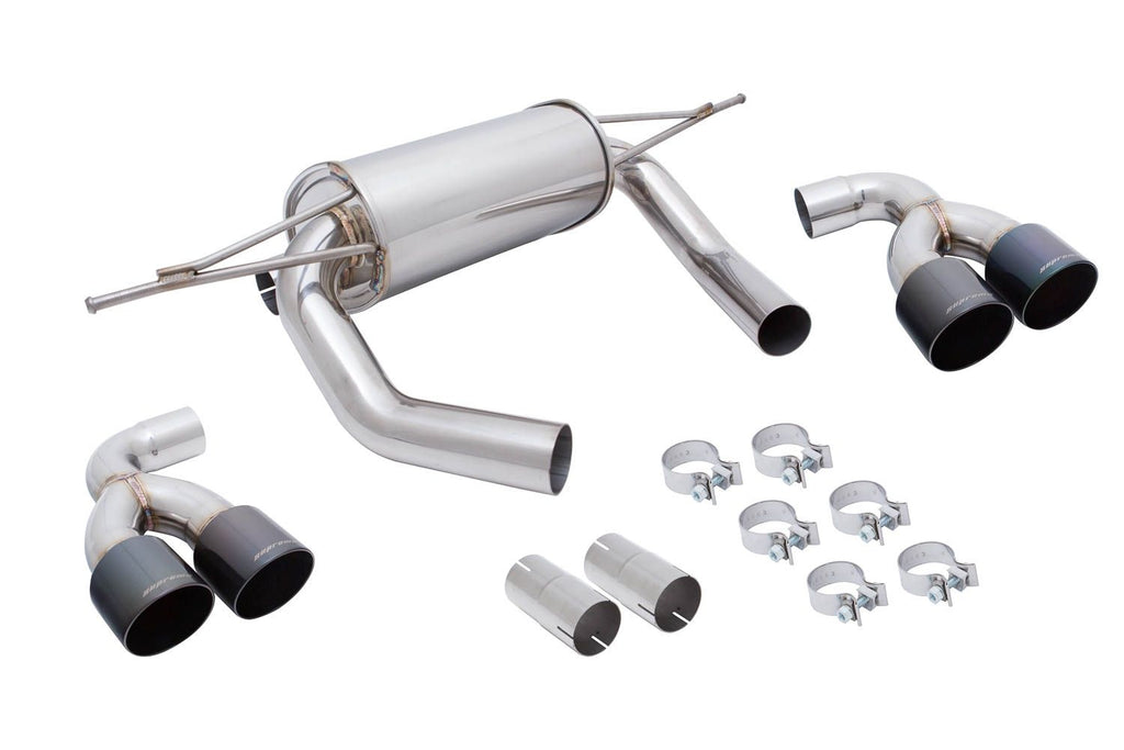 Megan Racing Axle Back Exhaust for BMW M4 F82 2015+ Stainless T-304 Quad Tip - Various Finishes