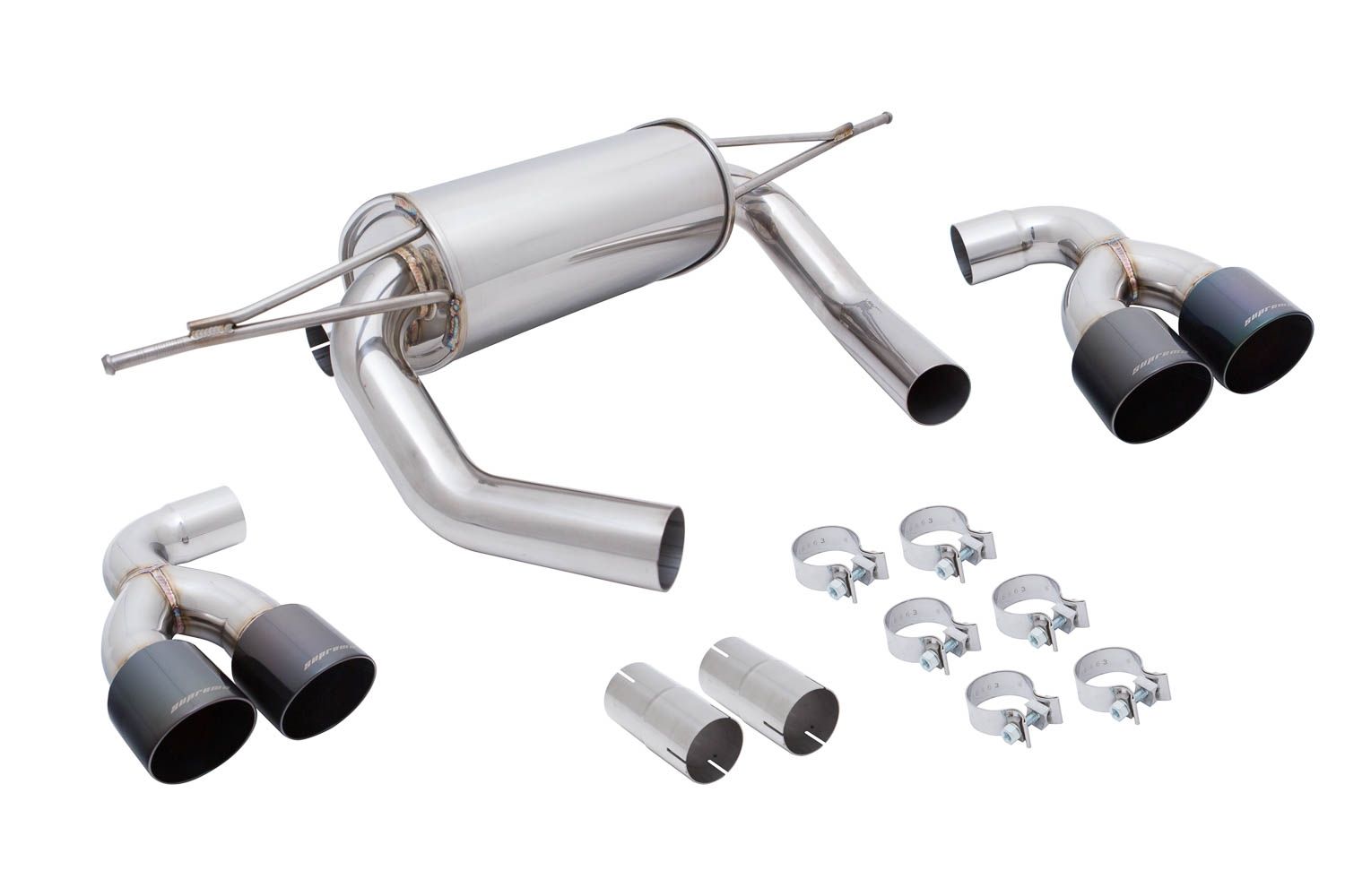 Megan Racing Axle Back Exhaust for BMW M4 F82 2015+ Stainless T-304 Quad Tip - Various Finishes