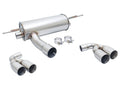 Megan Racing Axle Back Exhaust for 2016+ BMW M2 F87 - T-304 Stainless Steel, Black Chrome Finish