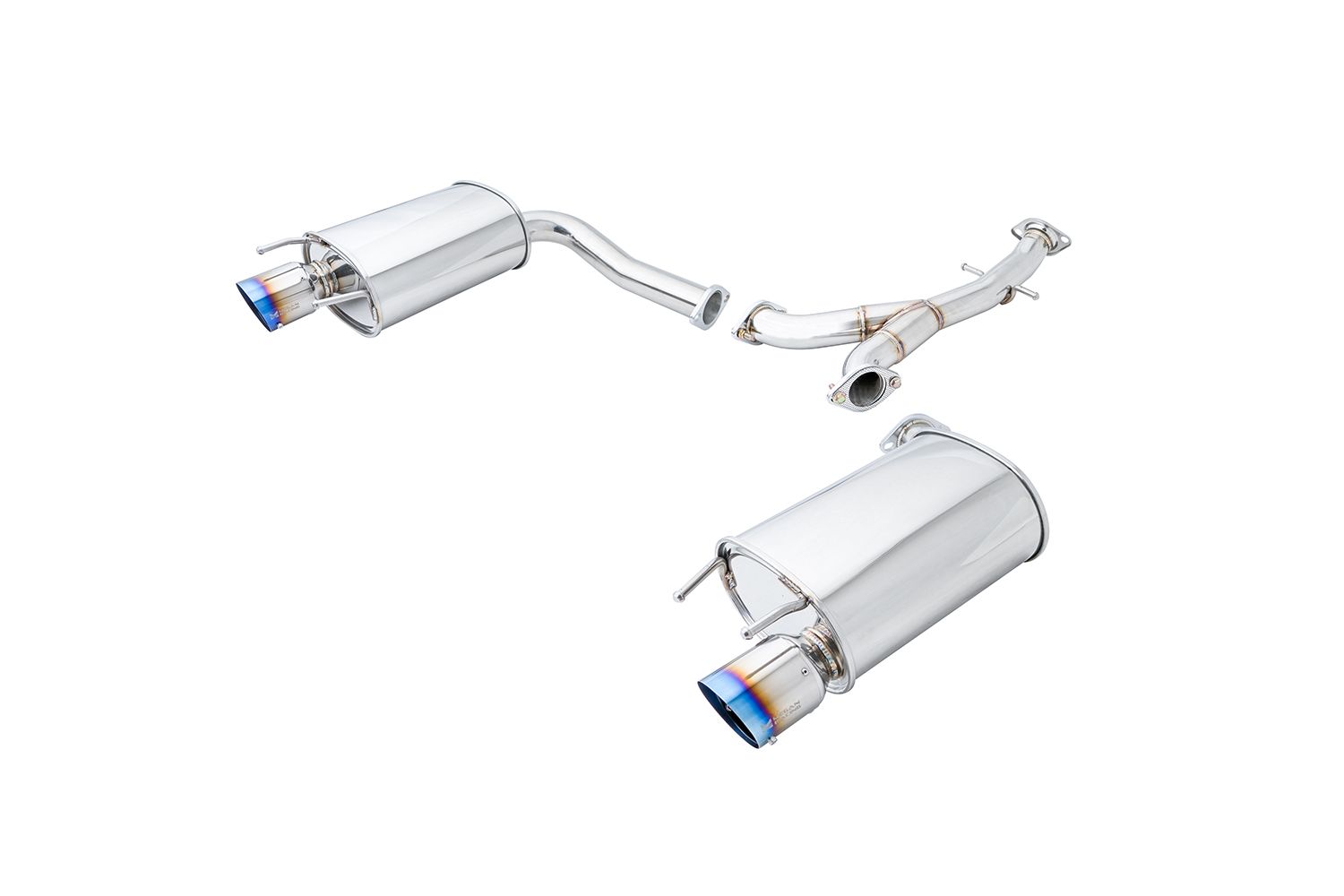 Megan Racing Axle Back Exhaust OE-RS for Lexus IS250/IS350 2006-2013 4" Titanium Tips T-304 Stainless Steel 2.5" Piping - MR-ABE-LI0625