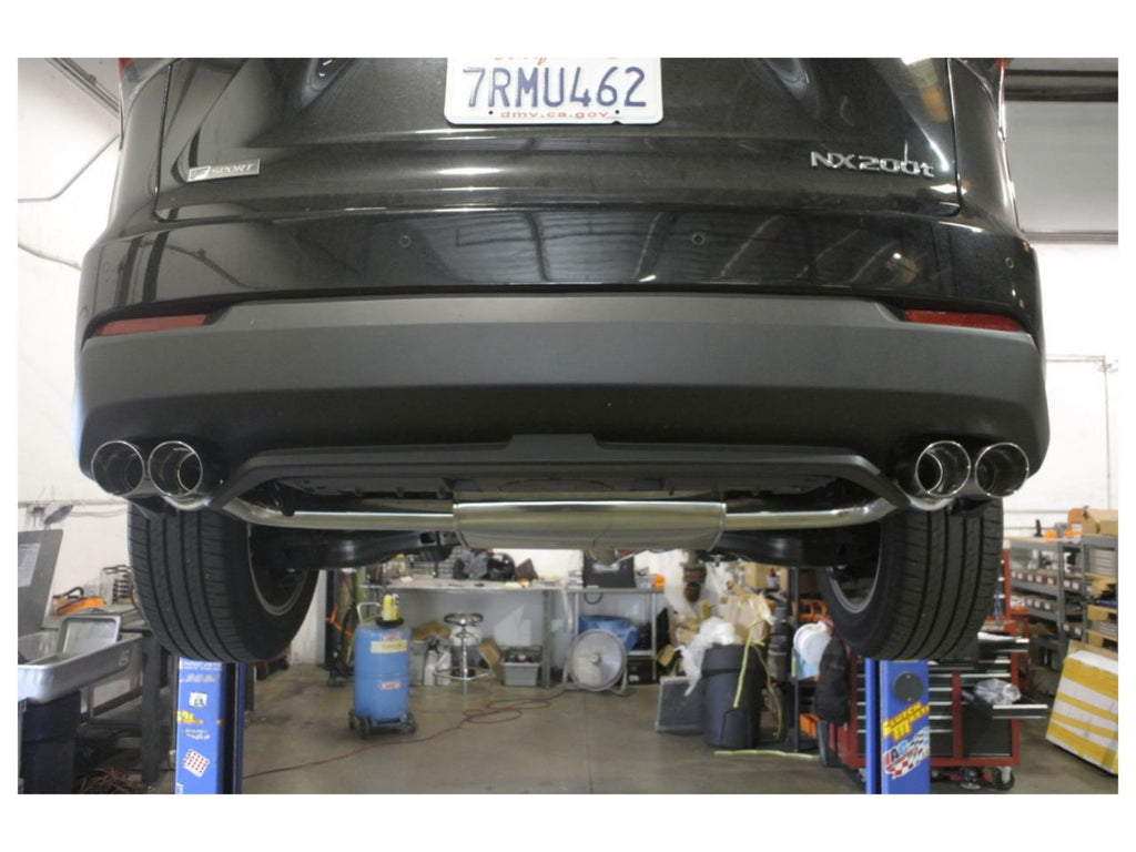 Megan Racing Exhaust System Axle Back for Lexus NX200T 2015-2020 Stainless Rolled Tips MR-ABE-LN15