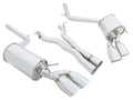 Megan Racing Axle Back Exhaust for 2012-2015 Mercedes Benz C63 AMG - Stainless Rolled Tips