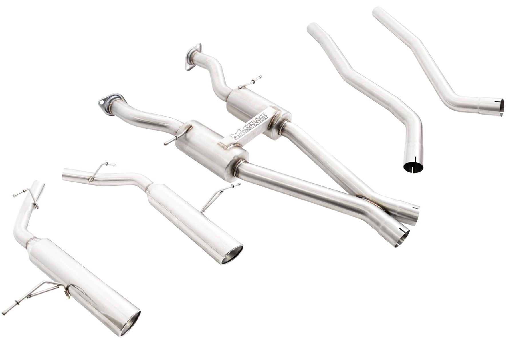 Megan Racing Catback Exhaust System for Dodge Durango 2014-2020 V6/V8 AWD/RWD – 64mm ID, 115mm OD, T-304 Stainless Steel LWT-CBS-DDU14V6