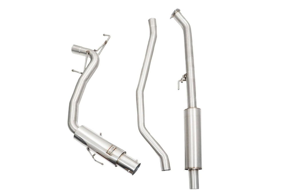Megan Racing Dual Single Exit Exhaust System for 2022+ Honda Civic Type R - LW-CBS-HC22-DS