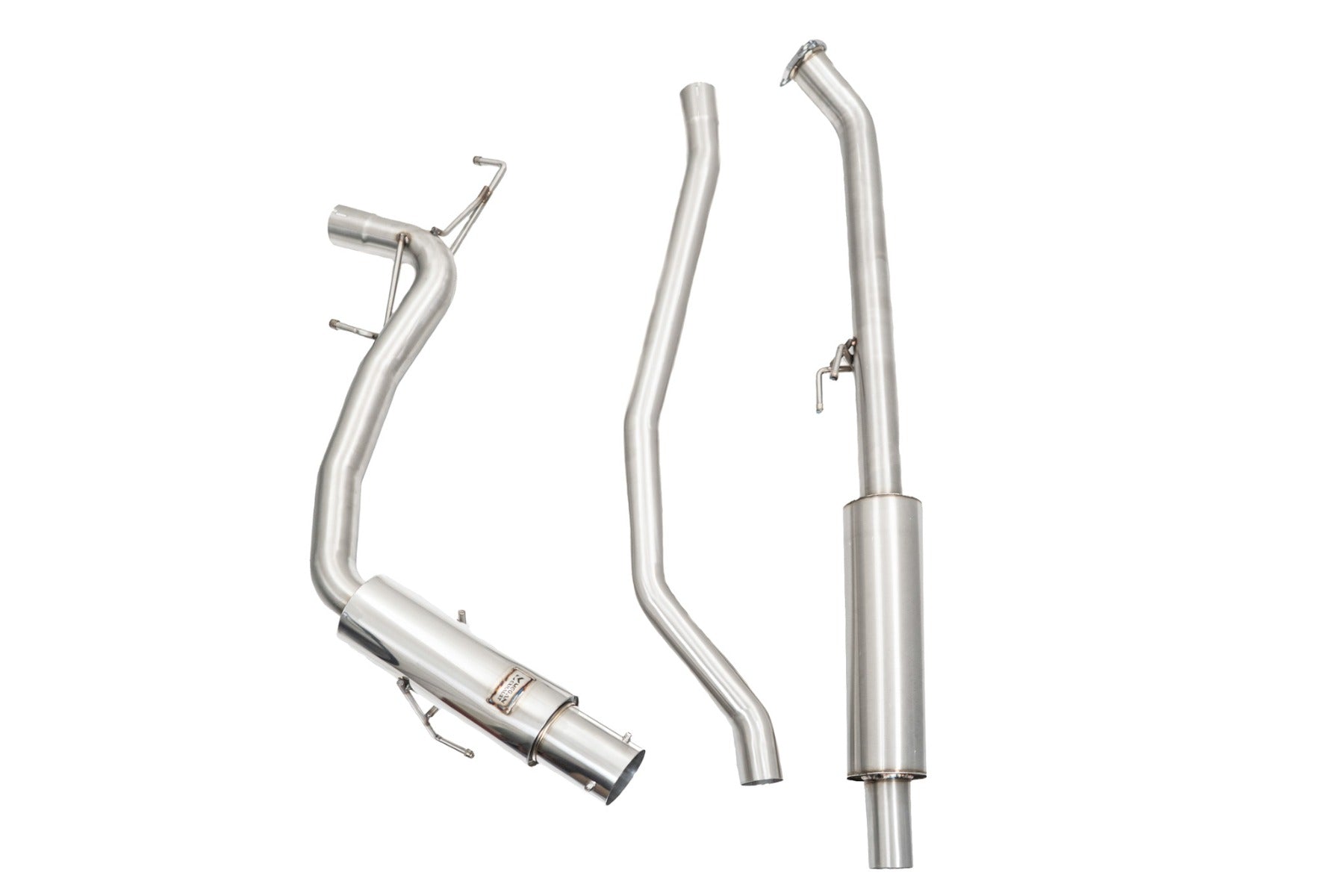 Megan Racing Single Exit Exhaust System for 2022+ Honda Civic - T304 Stainless Steel, Direct Bolt-On, 59mm Inlet, 90mm Tip LWT-CBS-HC22-DS