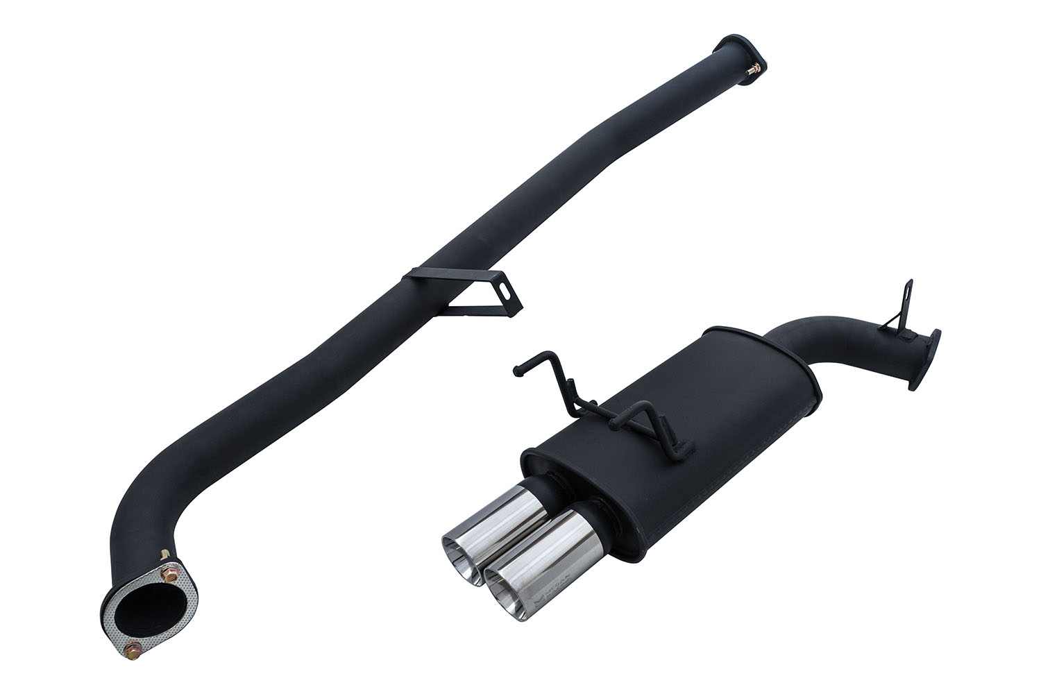 Megan Racing Cat Back Exhaust System for 1989 to 1994 Nissan 240SX S13 - 3 Pipe Stainless Steel MR-CBS-NS13T2B