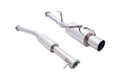 Megan Racing Cat-Back Turbo Exhaust System for Nissan 240SX 1995-1998, 3-Inch Pipe with Short Tip