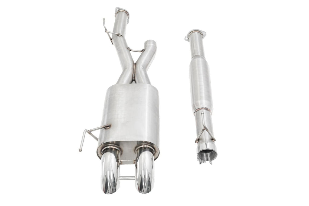 Megan Racing Turn Down CBS Exhaust CrewMax Cab for 2014-2021 Toyota Tundra 5.7 Dual Tips - MR-CBS-TTU14-57