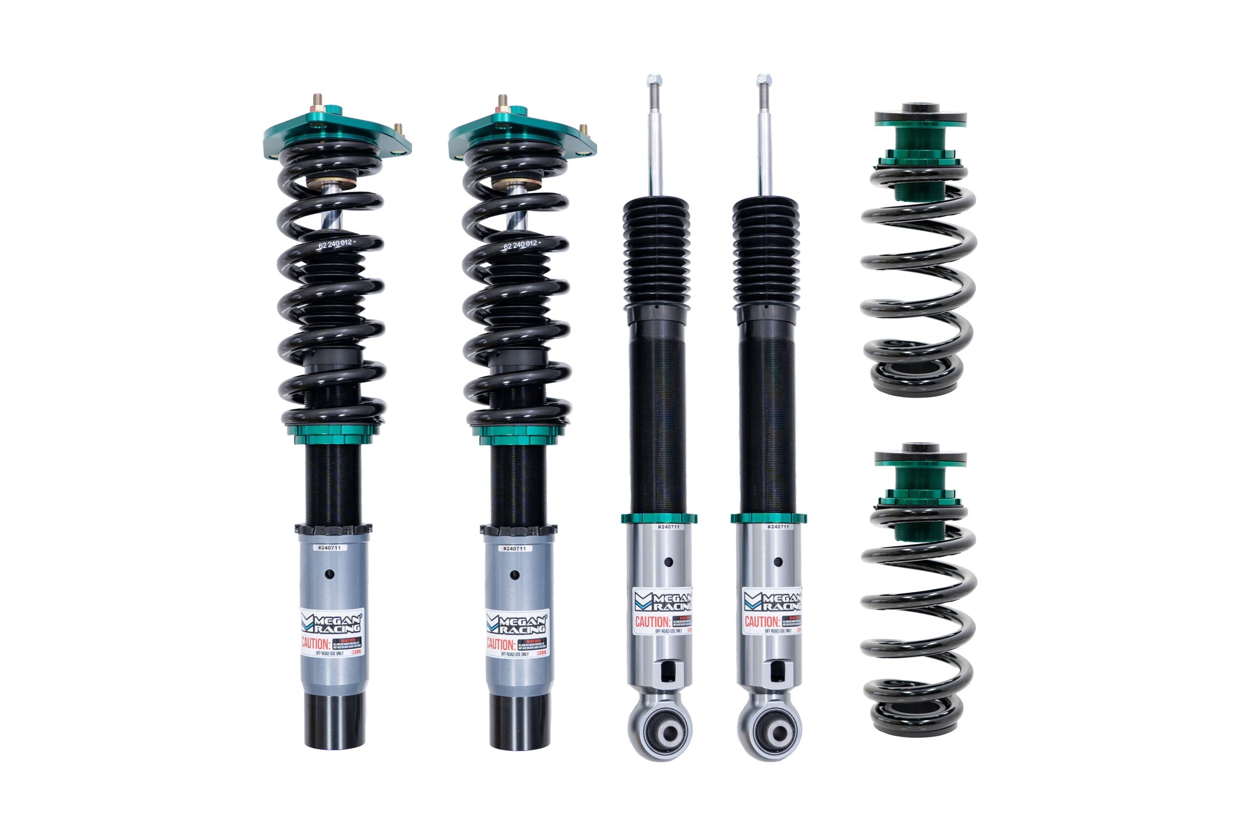 Megan Racing Coilover System - Full Length Adjustable for Porsche Cayenne 2019-2023 30-way Damping Monotube Shock MR-CDK-PC19-EU