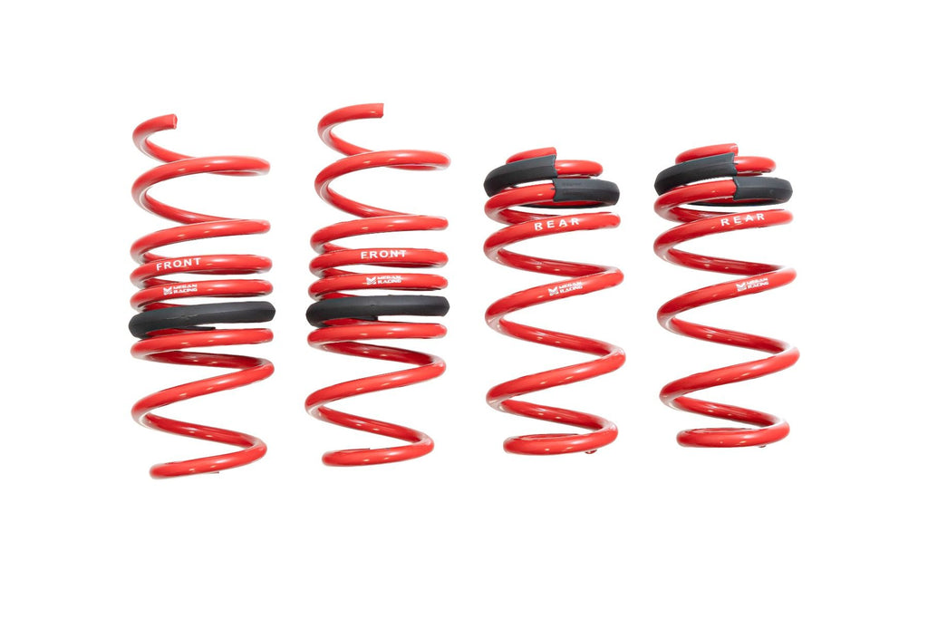 Megan Racing Lowering Springs Front & Rear for Audi A4 and A5 2017 to 2022 SAE 9254 Cold Wound Steel Powder Coated - MR-LS-AA517
