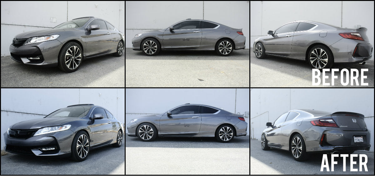 Megan Racing - Lowering Springs for 2013-2017 Honda Accord 4CYL SAE 9254 Cold Wound Steel Powder Coated 1-Year Warranty
