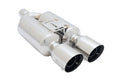 Megan Racing Dual 4" Exhaust Tips for Various Vehicles - 24" Length, 10" Body Width, 2.25" Inlet MR-MU-MRS