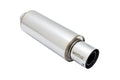Megan Racing Muffler 2.5 Inlet 4" Tip W/Silencer Universal Exhaust M-N1 - LWT-MU-N1