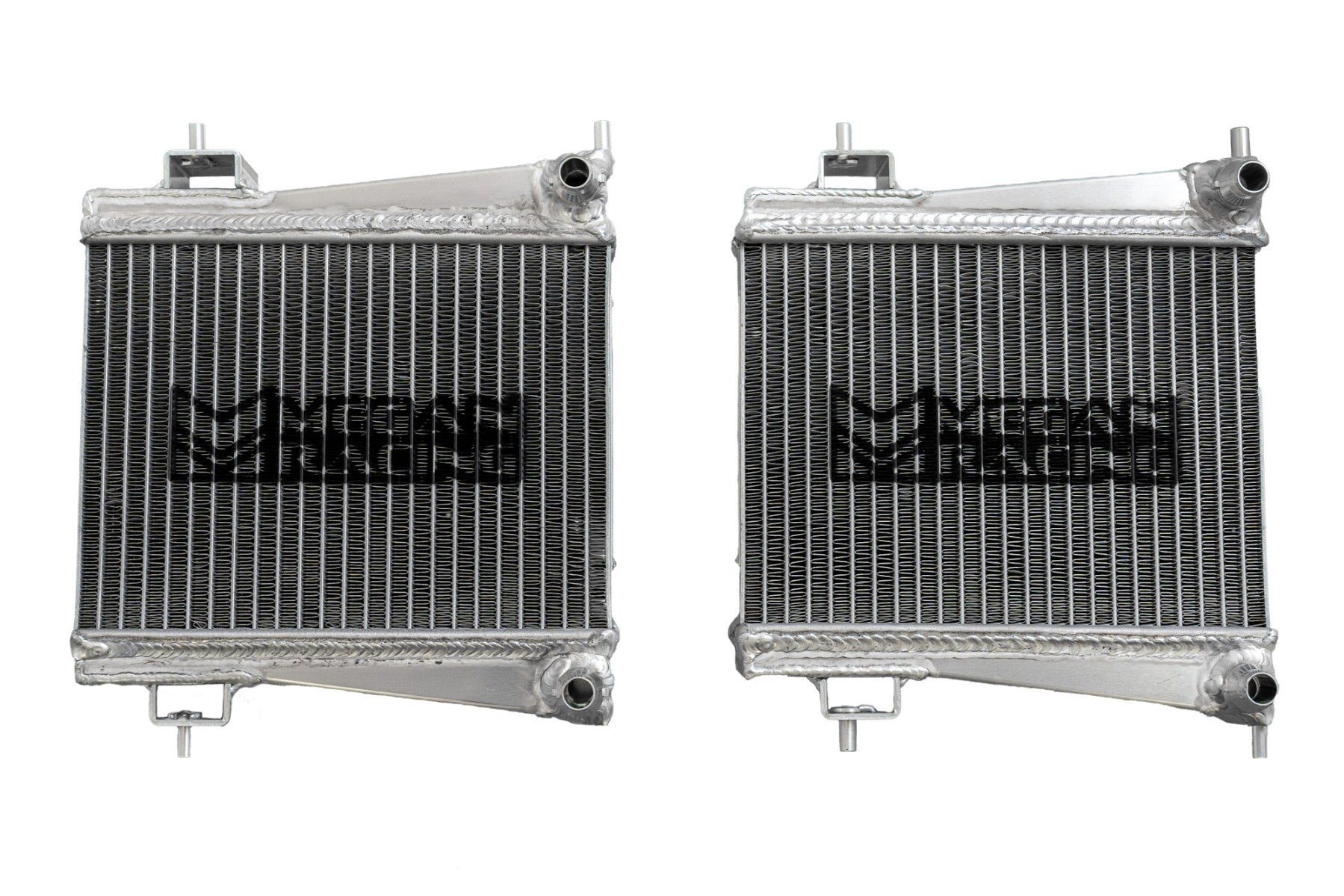 Megan Racing Side Radiators for Toyota Supra 2020+ (Left/Right) - MR-RT-TS20-RL Aluminum, 40mm Heat Exchanger, Direct Bolt-On, 1-Year Warranty