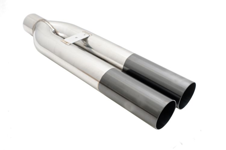 Megan Racing Universal Dual 3" VIP Exhaust Tip Blast Pipe Style - MR-UT-D3-BC