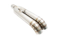 Megan Racing Universal Muffler Delete Dual 3" Tips - LW-UT-FD-D3
