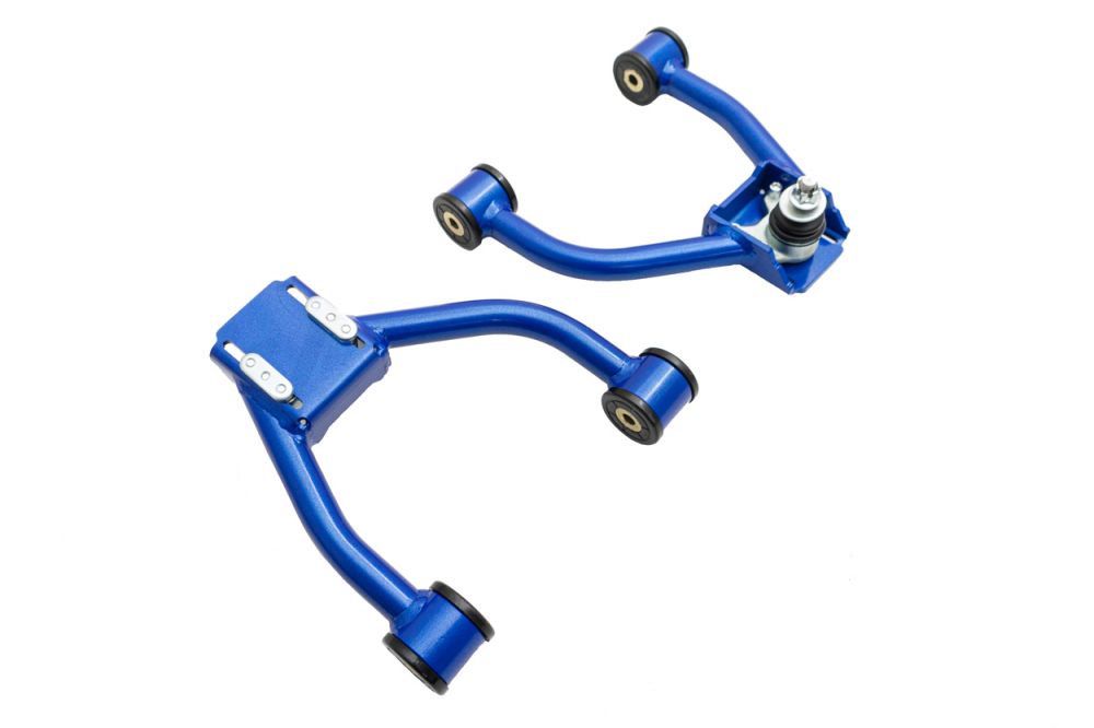 Megan Racing Front Upper Camber Arms for Lexus IS250 06-13 - Lightweight Steel Alloy, Powder Coated Pink Finish MRC-LX-0313-I