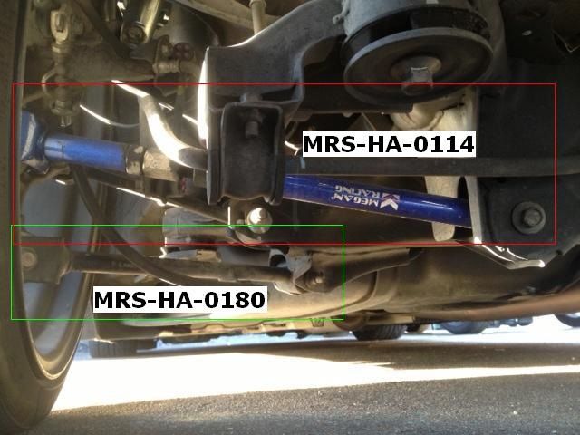 Megan Racing Rear Traction Rod for Honda Accord 2008-2012 MRS-HA-0180-I