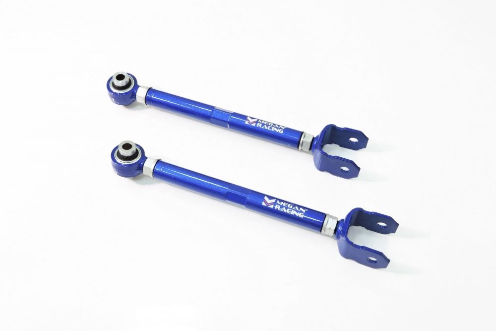 Megan Racing Rear Traction Rods for Infiniti M37 2011-2013 Steel Alloy Pillow Ball Bushings Turnbuckle Adjustment MRS-IF-1180-I