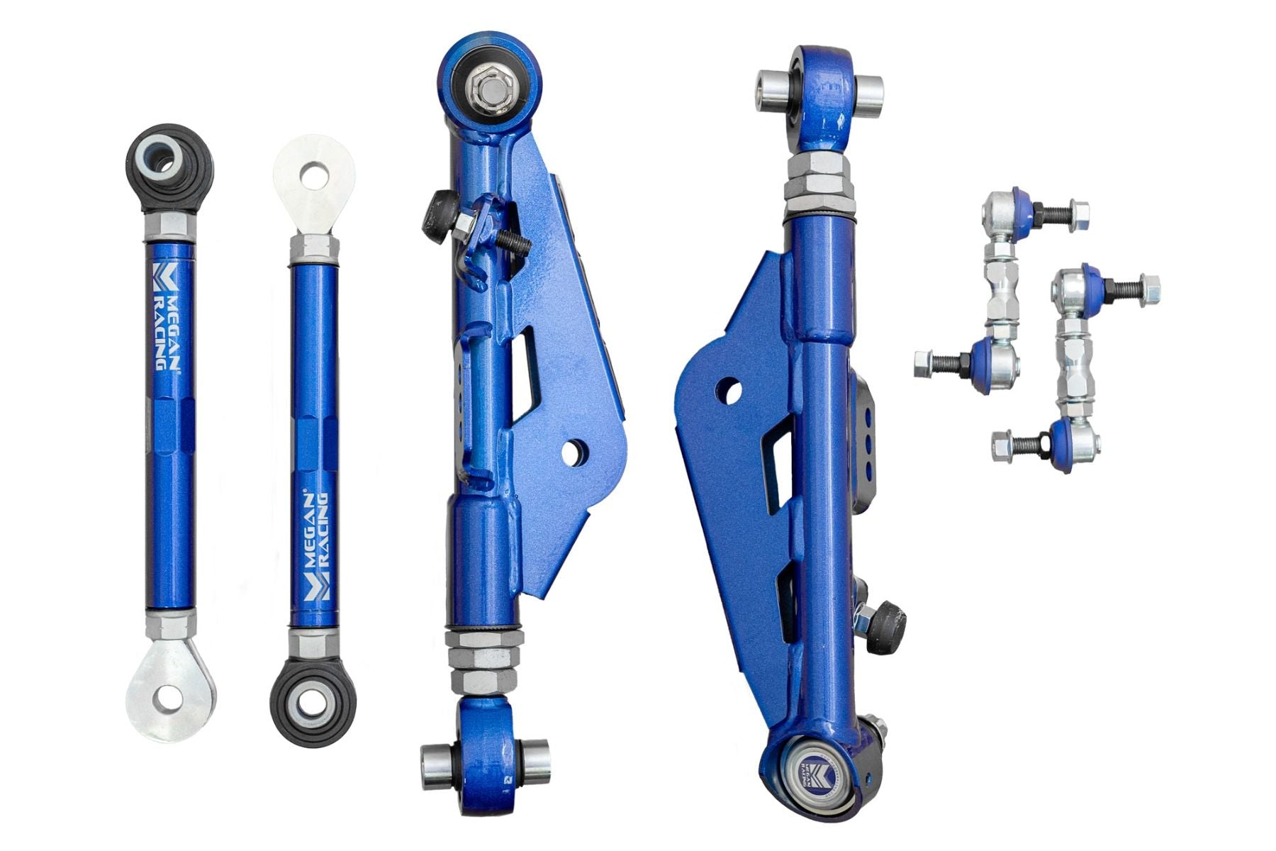 Megan Racing Adjustable Front Lower Control Arms and Tension Rods Set for Nissan 240SX 1989-1994 S13 MRS-NS-1721-02