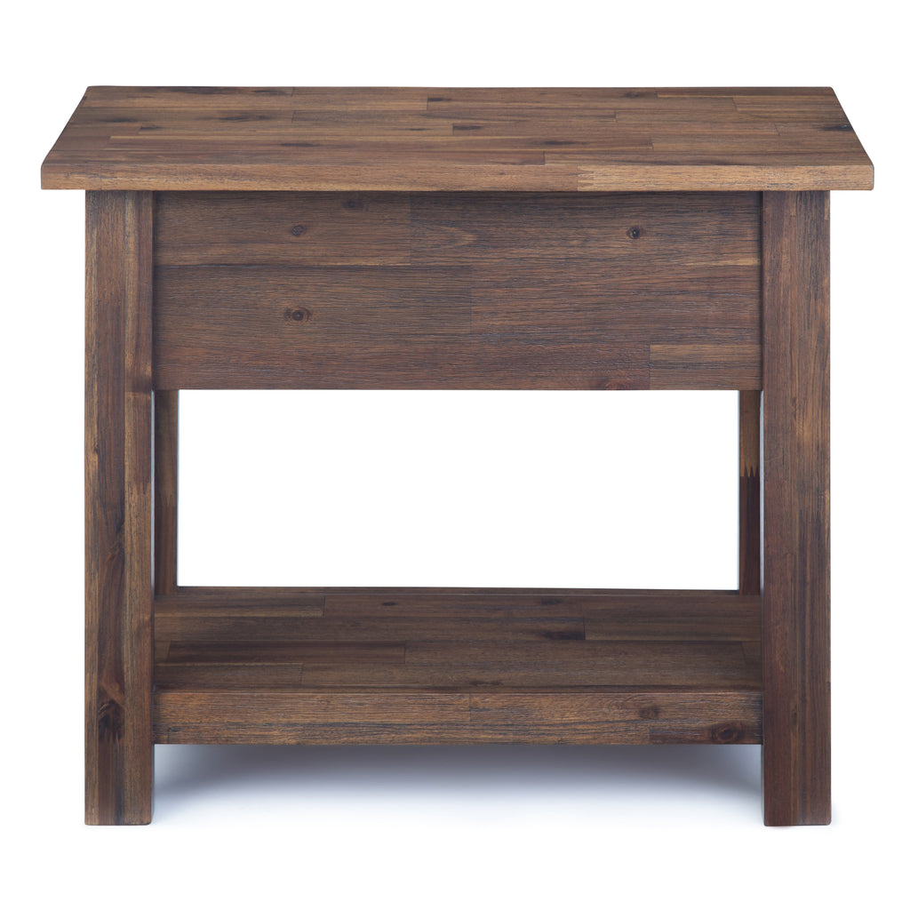 Monroe Narrow Side Table - Distressed