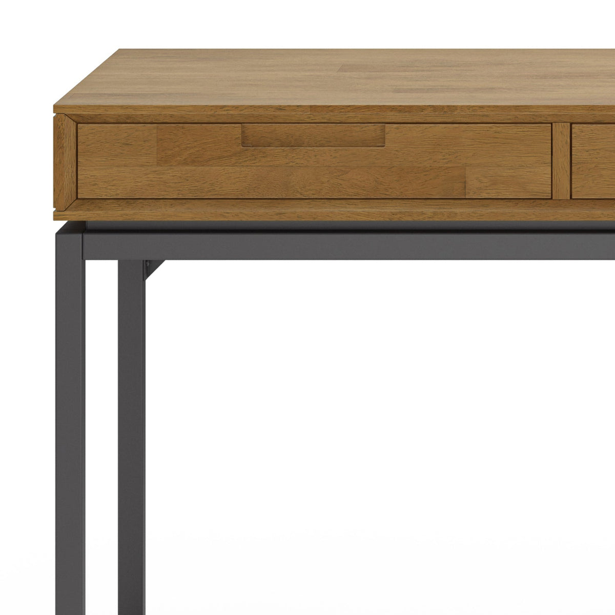 Banting - Mid Century Wide Desk - Medium Saddle