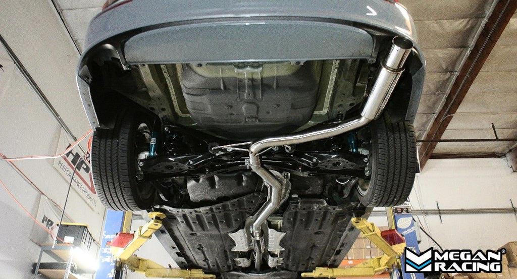 Megan Racing Dual Single Exit Exhaust System for 2022+ Honda Civic Type R - LW-CBS-HC22-DS