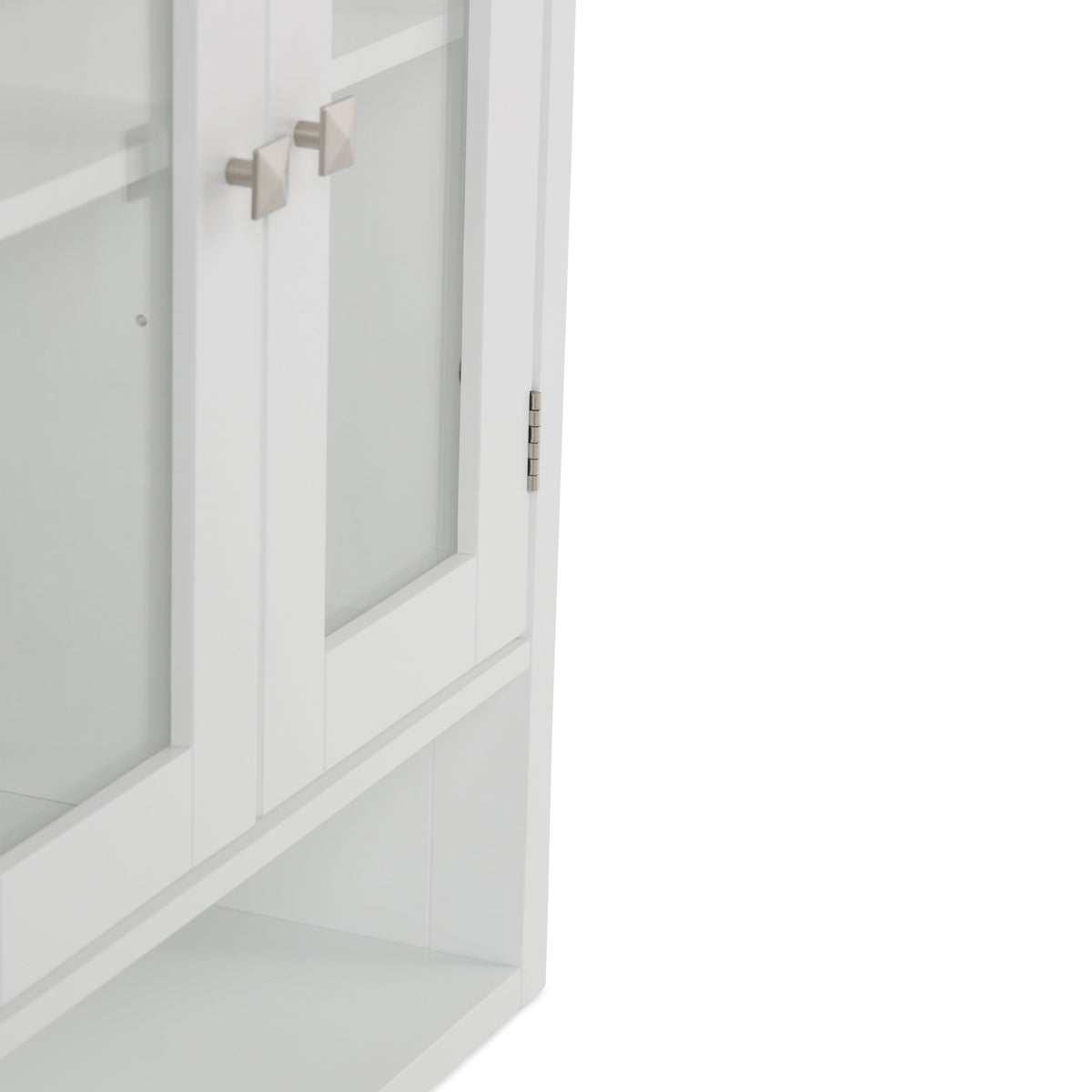Acadian 24 Inch Wide Solid Wood Double Door Wall Cabinet