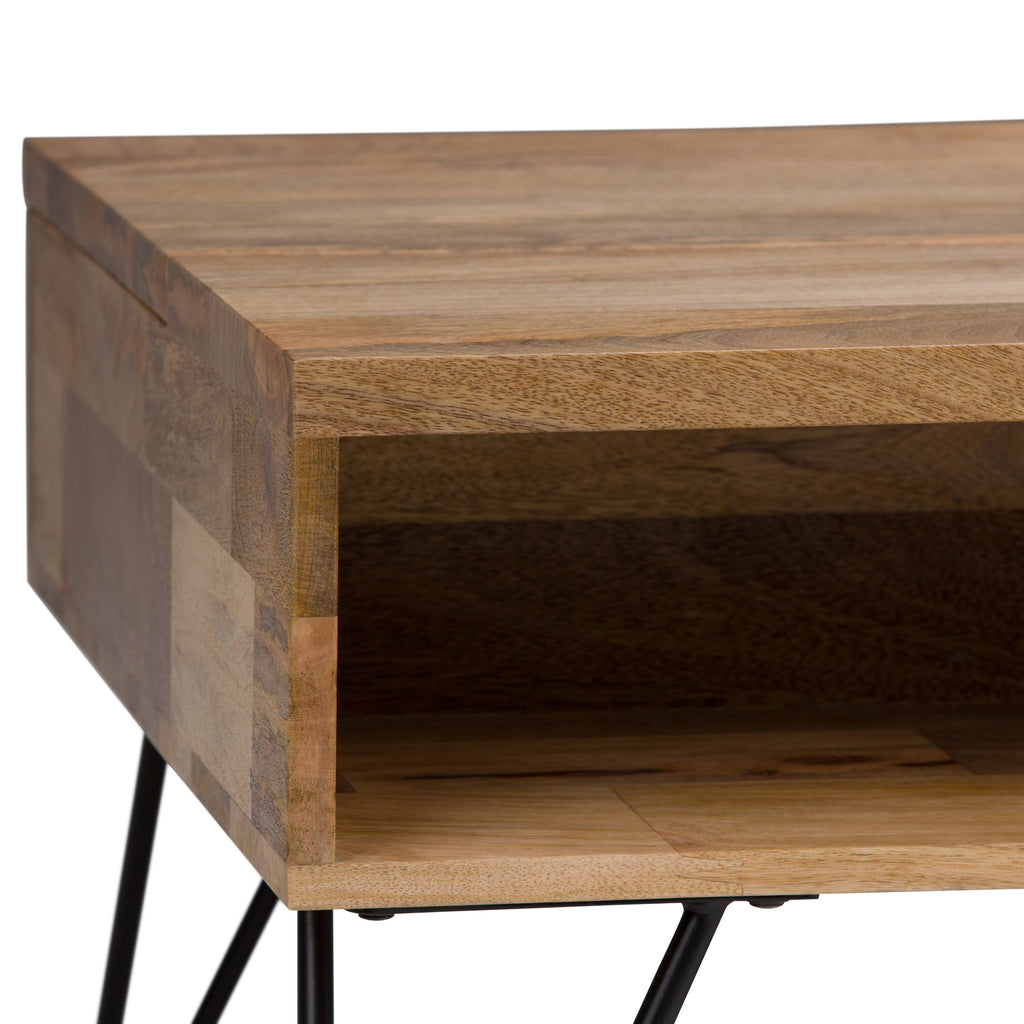 Hunter 48 Inch Wide Solid Mango Wood Lift Top Coffee Table