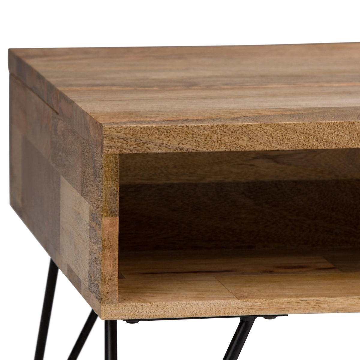 Hunter 48 Inch Wide Solid Mango Wood Lift Top Coffee Table