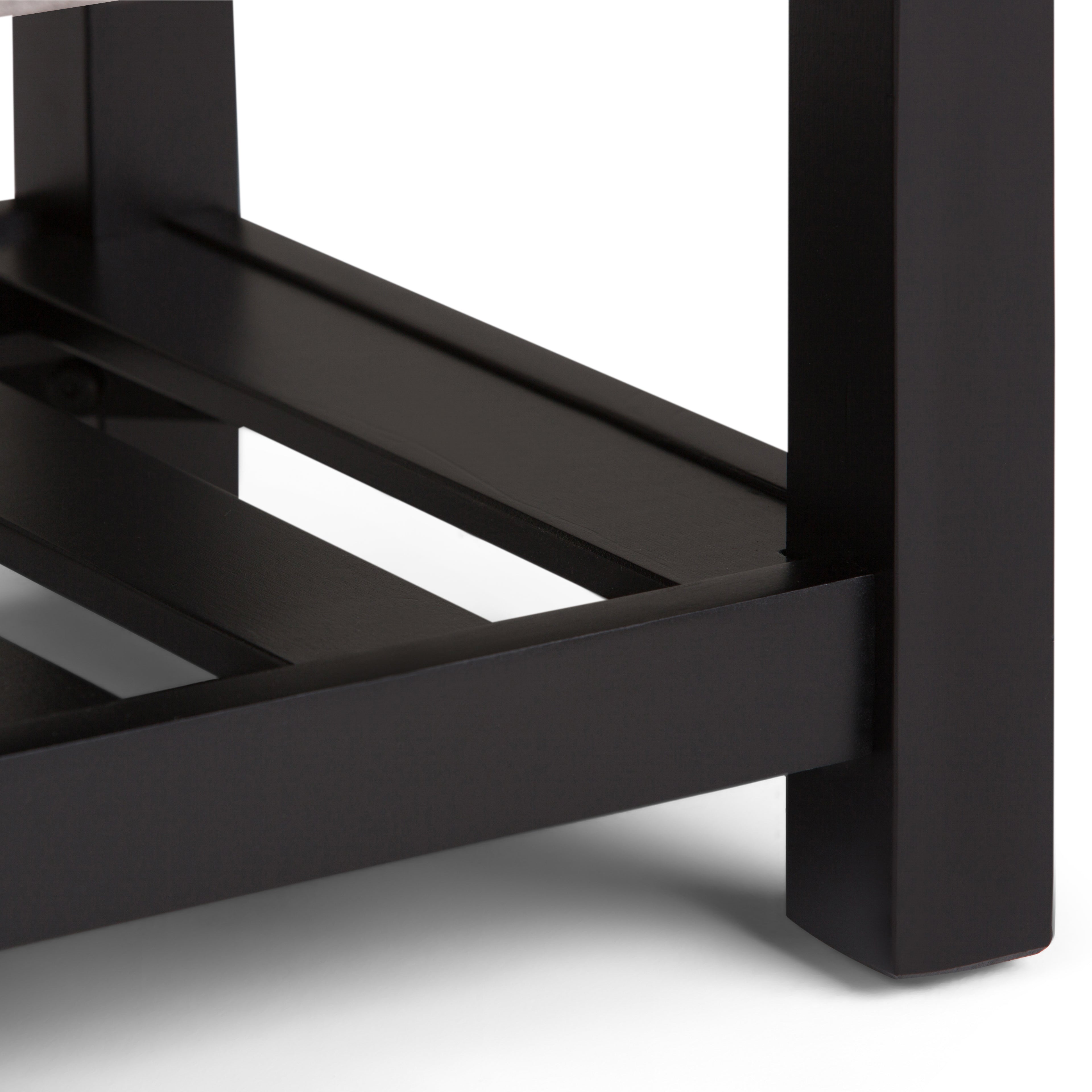 Cosmopolitan Storage Ottoman Bench with Open Bottom - Cloud