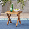 Acacia Wood Side Table