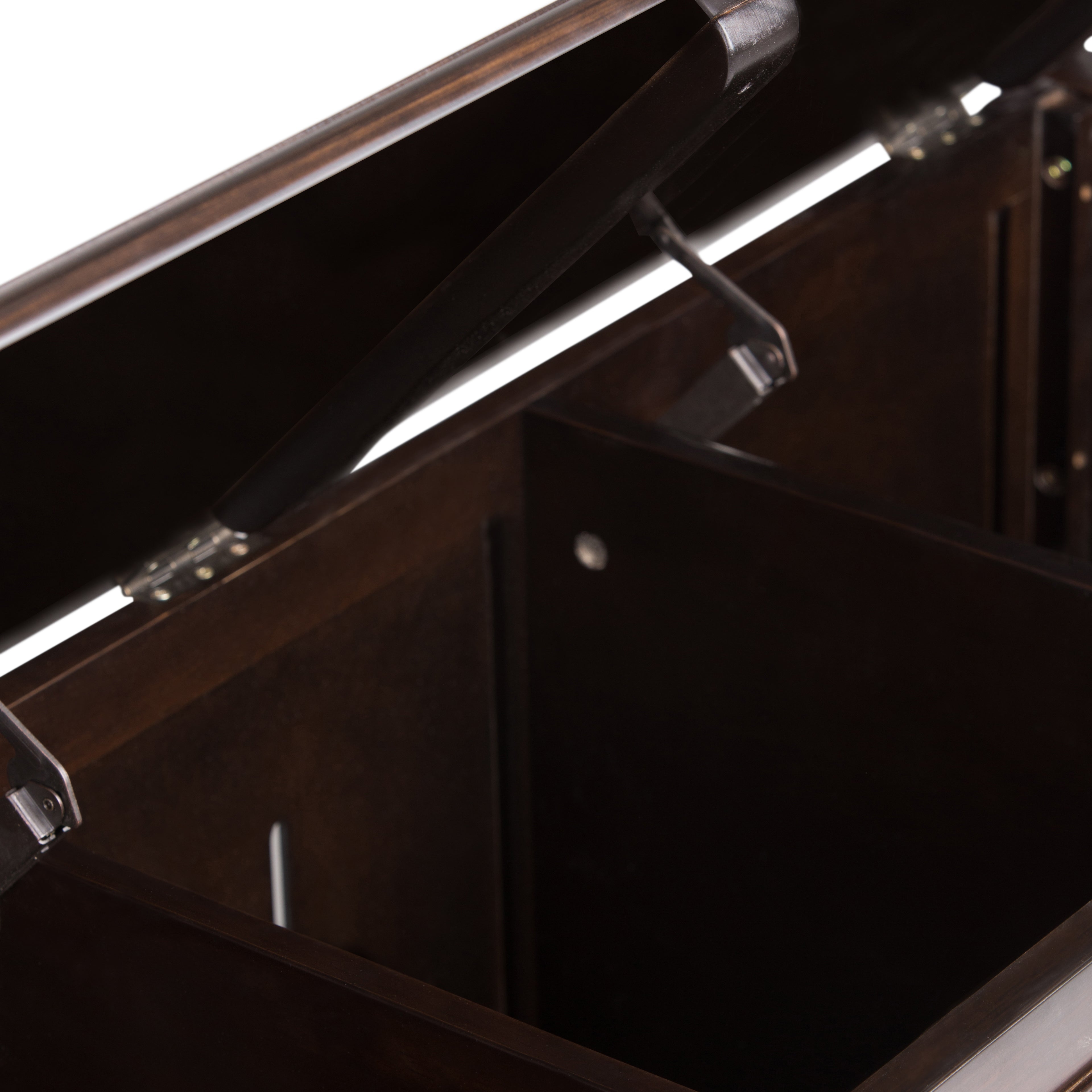 Connaught 51 Inch Wide Solid Wood Storage Bench Trunk