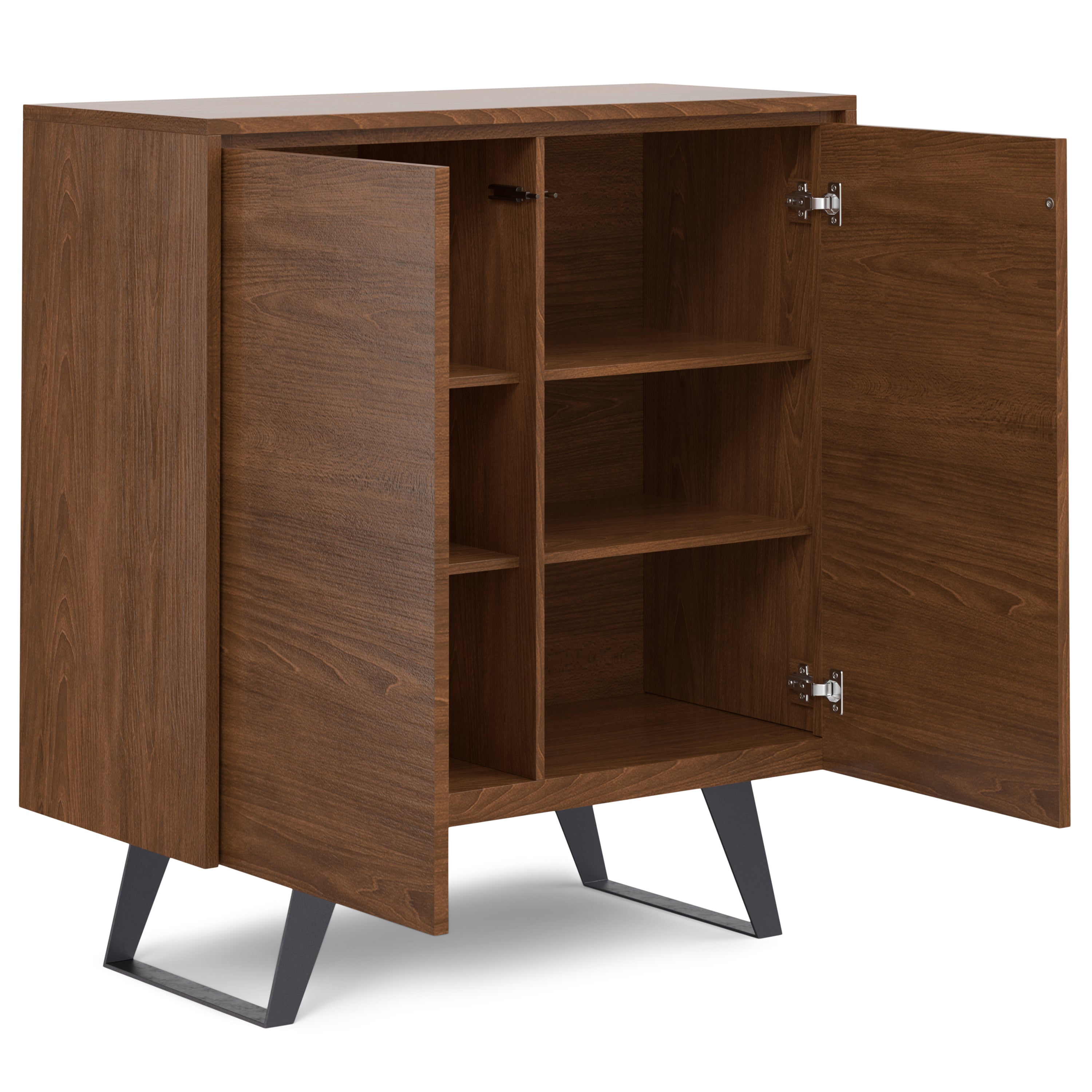 Lowry 39 Inch Wide Solid Wood Medium Storage Cabinet