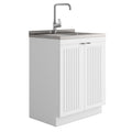 Murphy - 28" Laundry Cabinet with Faucet and Stainless Steel Sink